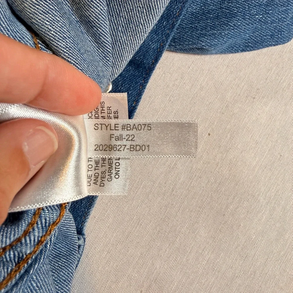 Crewcuts Denim Jacket Kids Size 10 Blue Re-Imagined Stretch Preppy Layering Fall